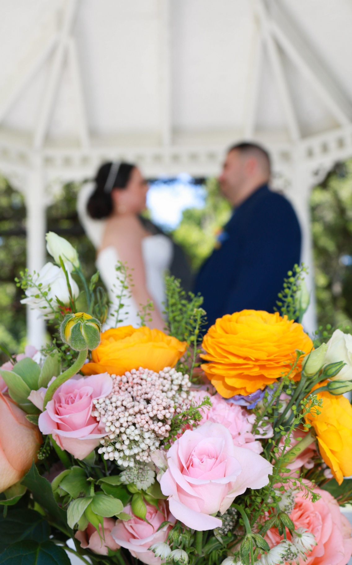 Bouquet en primer plano