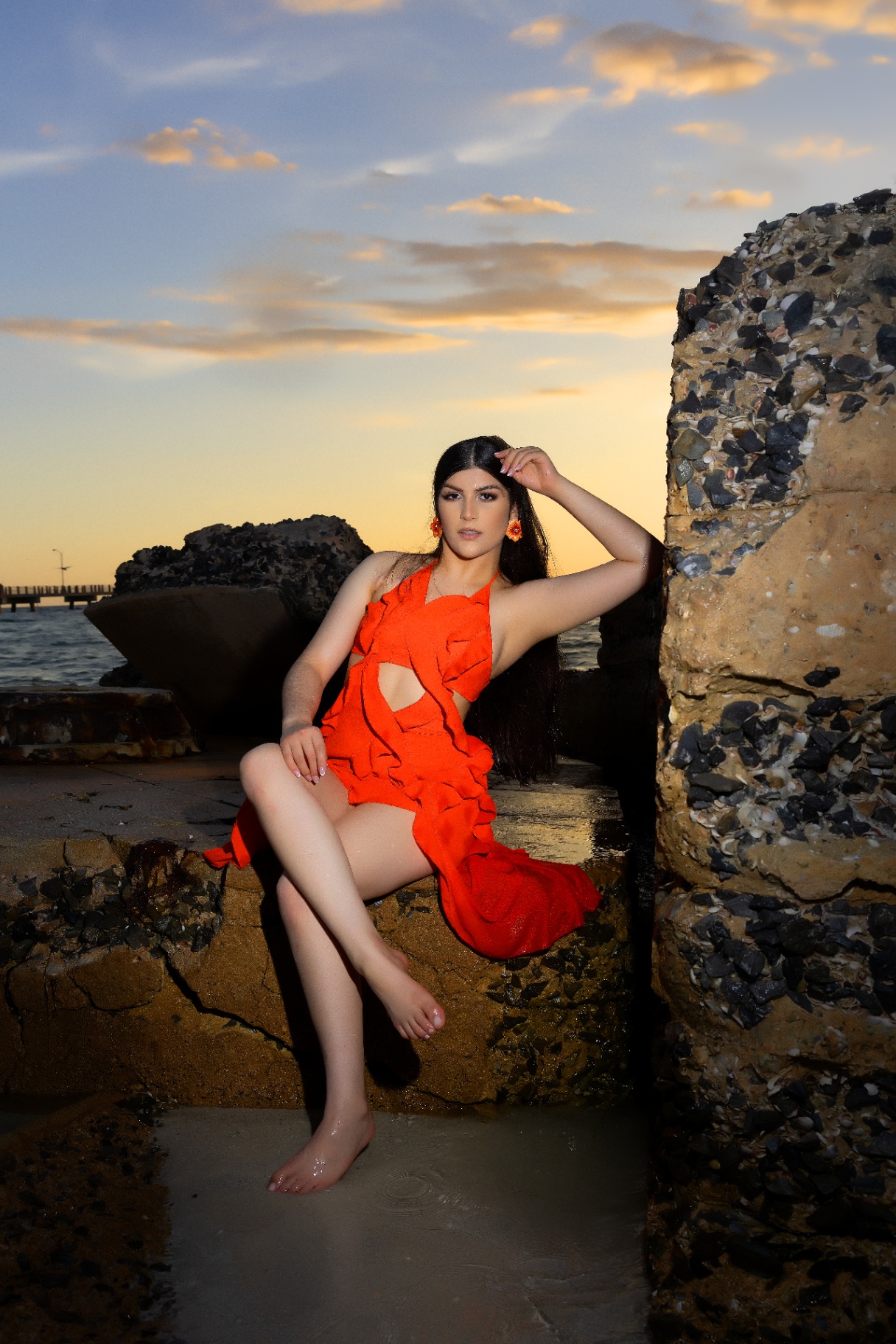Rocas al atardecer